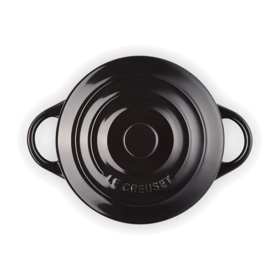Le Creuset Mini Cocotte 10 cm schwarz
