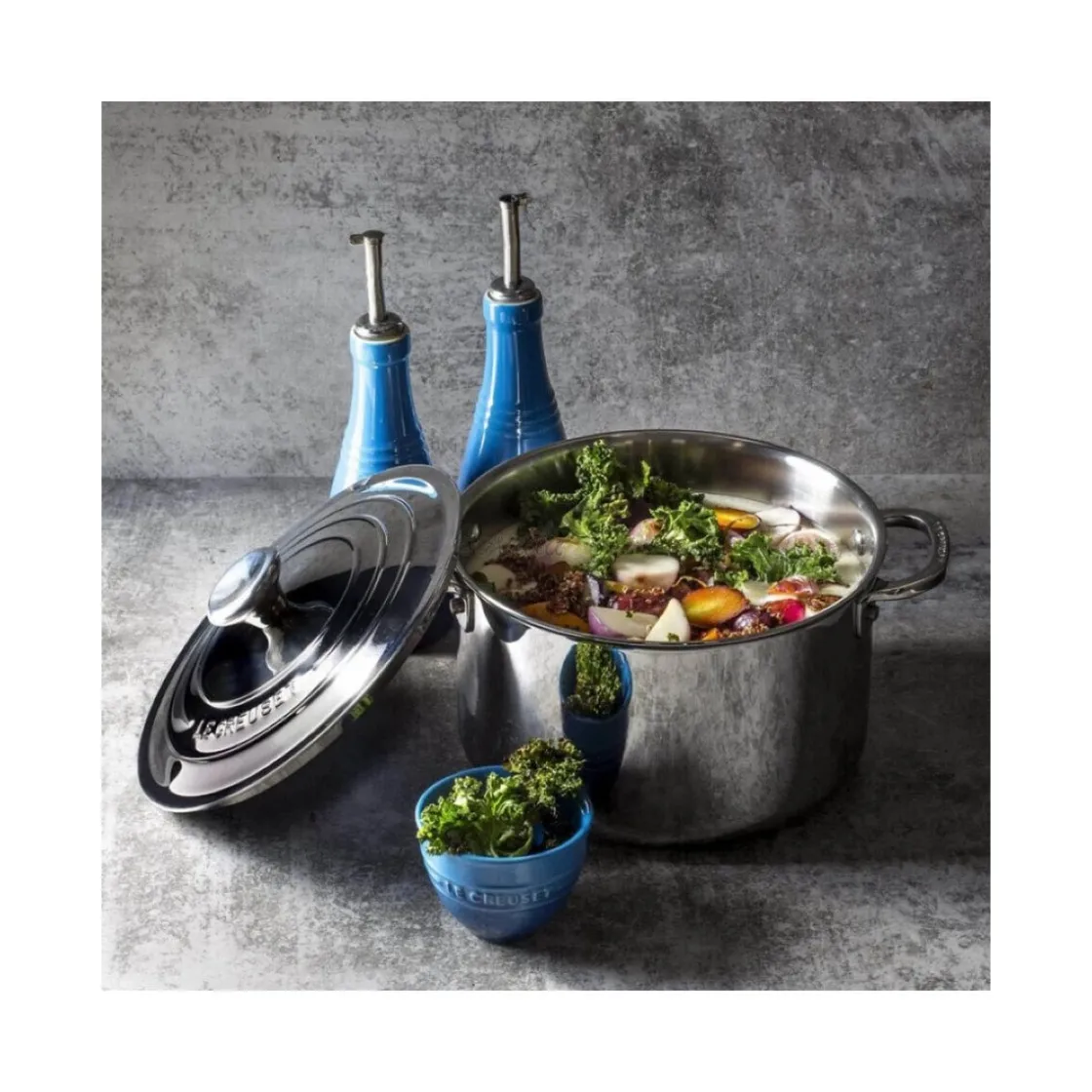 Le Creuset Topf-Set 4-tlg. edelstahl