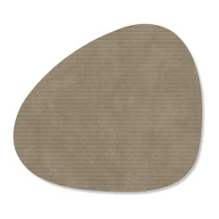 Untersetzer<LINDDNA Glasuntersetzer 11x13 cm Curve Corduroy nomad grey