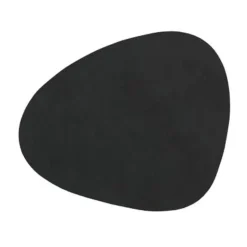 Untersetzer<LINDDNA Glasuntersetzer 11x13 cm Curve Nupo black
