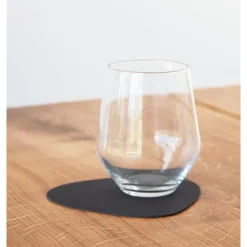 Untersetzer<LINDDNA Glasuntersetzer 11x13 cm Curve Nupo black