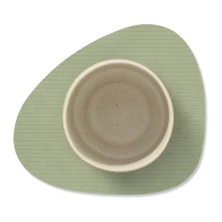 Untersetzer<LINDDNA Glasuntersetzer 11x13 cm Curve Corduroy olive green