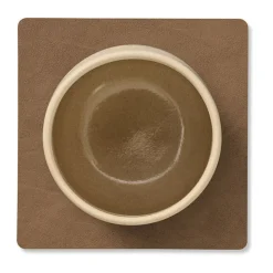 LINDDNA Glasuntersetzer 10x10 cm Square Nupo brown