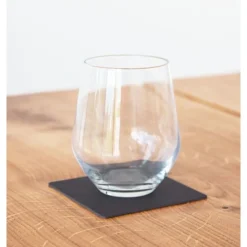 Untersetzer<LINDDNA Glasuntersetzer 10x10 cm Square Nupo black