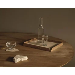 Untersetzer<LINDDNA Glasuntersetzer 11x13 cm Curve Nupo vanilla