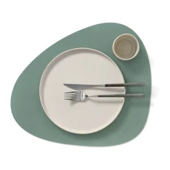 Tischwäsche|Kuschelige Winterzeit<LINDDNA Tischset L 37x44 cm Curve Nupo pastellgrün