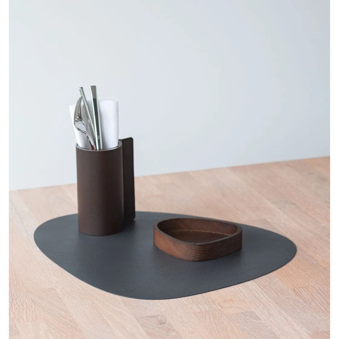 LINDDNA Tischset L 37x44 cm Curve Serene anthracite