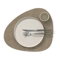 Tischwäsche<LINDDNA Tischset L 37x44 cm Curve Corduroy nomad grey