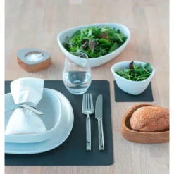 Tischwäsche<LINDDNA Tischset L 35x45 cm Square Nupo black