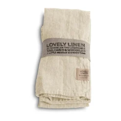 Lovely Linen Servietten 45x45 cm Lovely Vanille