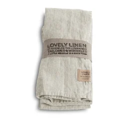 Bestseller|Essentials<Lovely Linen Servietten 45x45 cm Lovely Light Grey