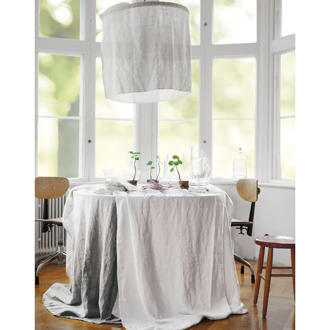 Tischwäsche<Lovely Linen Tischdecke 145x380 cm Lovely Light Grey