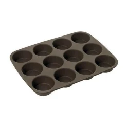 Backformen|Kochwelt Entdecken<Lurch American Muffins Form 33x25 cm Flexi-Form braun