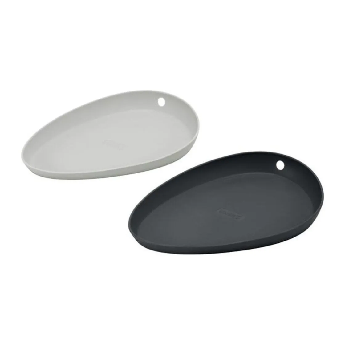 Messer & Co. Entdecken|Kochbesteck<Lurch Kochlöffelablage 2er Set Silikon light / iron-grey