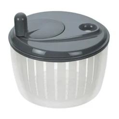 Lurch Salatschleuder mit Kurbel 23 cm grau