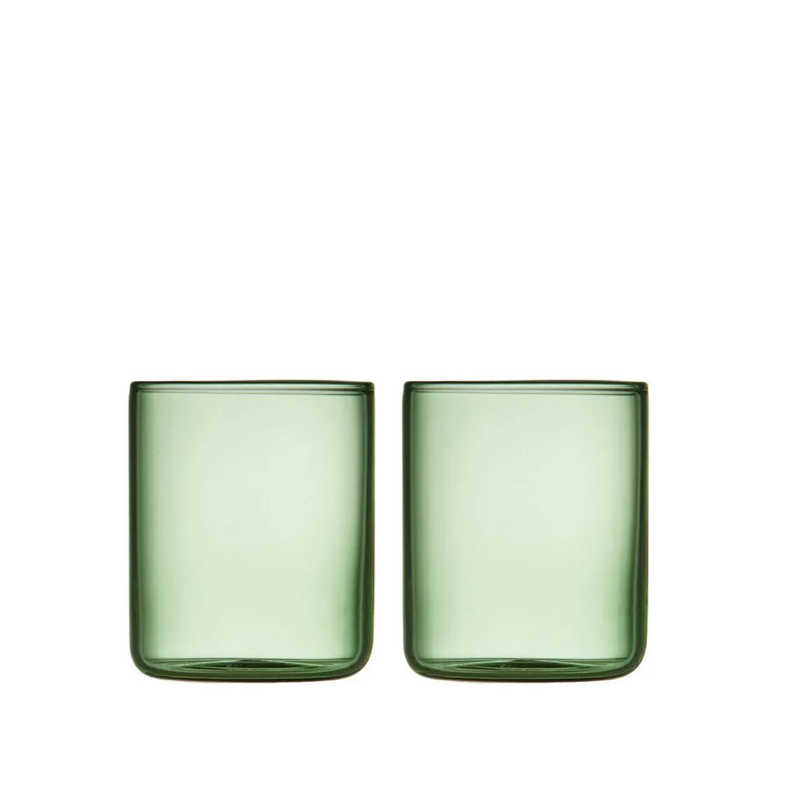 Lyngby Glas Messglas 2er-Set Torino grün