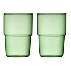 Wassergläsersets|Saftgläser<Lyngby Glas Trinkglas 2er-Set Torino grün