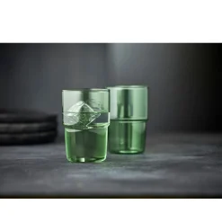 Wassergläsersets|Saftgläser<Lyngby Glas Trinkglas 2er-Set Torino grün