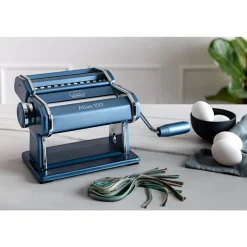Vatertag|Italienische Genüsse<Marcato Nudelmaschine Atlas 150 21x20x16 cm Design puderblau