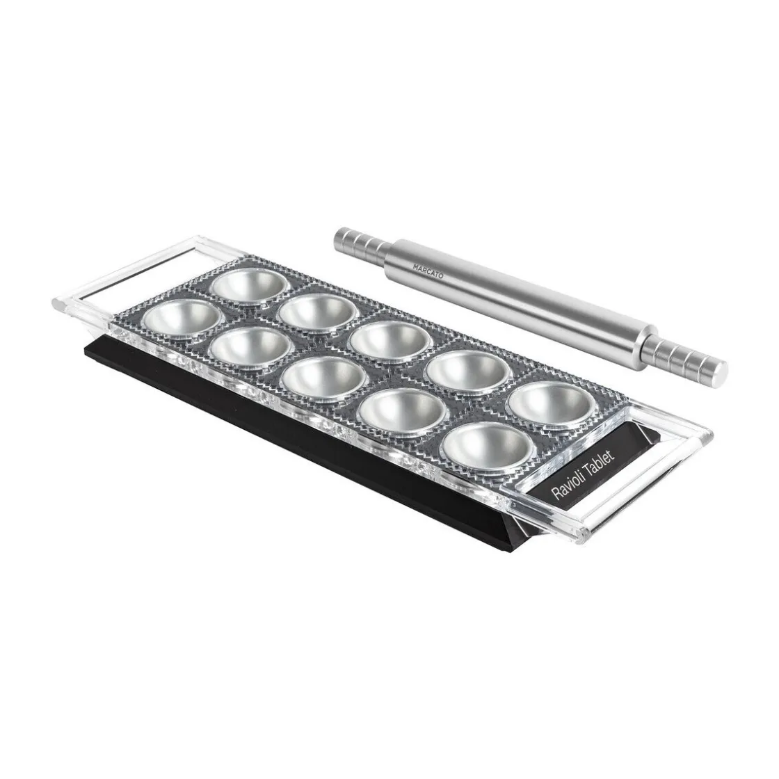 Kochwelt Entdecken|Weihnachten<Marcato Ravioli Tablett 34x12 cm schwarz