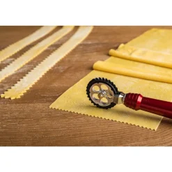 Kochwelt Entdecken<Marcato Teigrädchen Pastawheel 15 cm rot