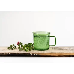 Becher<Muurla Glasbecher 0,35 l The Mug grün