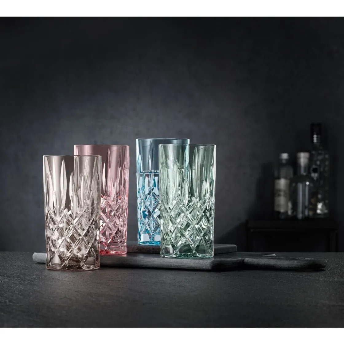 Nachtmann Longdrinkglas 2er-Set Noblesse Aqua