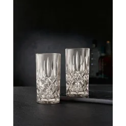 Longdrinkgläser<Nachtmann Longdrinkglas 2er-Set Noblesse Taupe