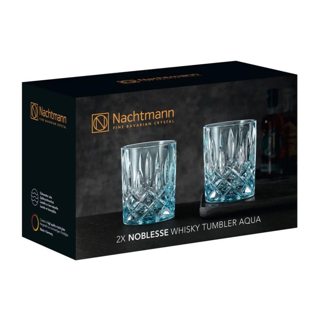Nachtmann Whiskybecher 0,30 l 2 Stück Noblesse Fresh Colours Aqua
