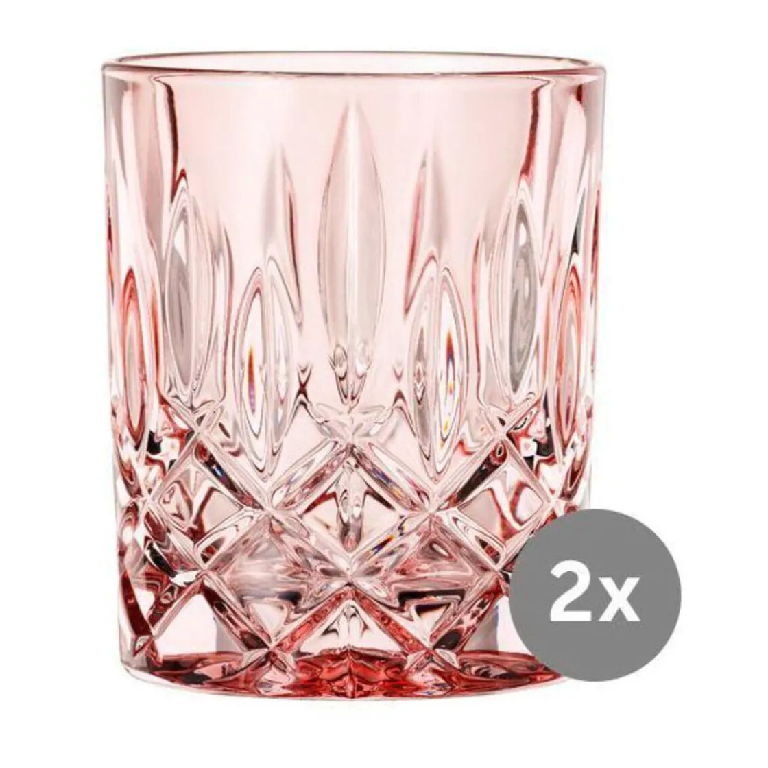 Nachtmann Whiskybecher 0,30 l 2 Stück Noblesse Fresh Colours Rosé