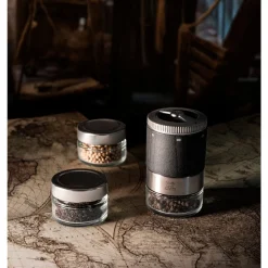 Messer & Co. Entdecken|Kräuter & Gewürze<Peugeot Geschenkset Pfefferbar 8-tlg. Maestro u’Select graphit