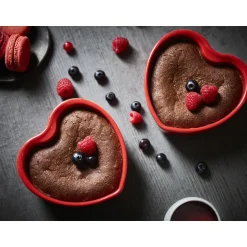 Peugeot Keramikform Herz 2er-Set For You rot