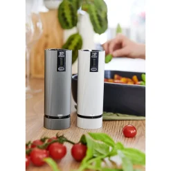 20 Jahre Tischwelt<Peugeot Pfeffer- und Salzmühle 15 cm Line Elektrisch Duo u‘Select carbon/alu