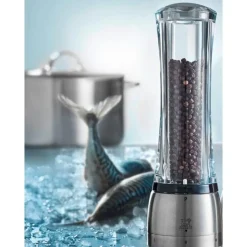 Peugeot Pfeffermühle 16 cm Daman u‘Select Edelstahl/Acryl