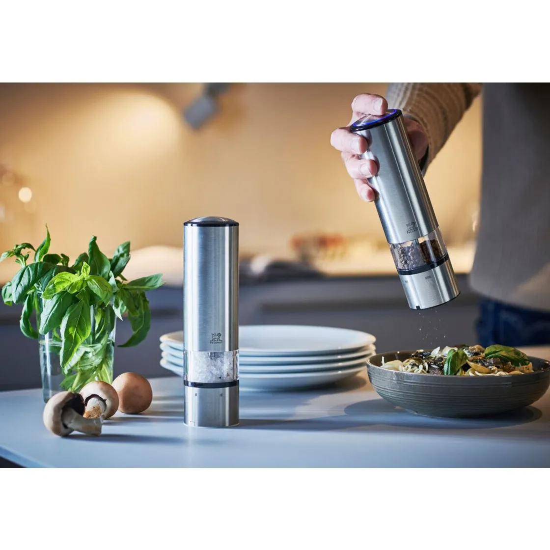 Peugeot Pfeffermühle 20 cm Elis Sense Elektrisch u'Select edelstahl
