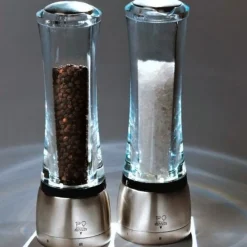 Messer & Co. Entdecken|Kräuter & Gewürze<Peugeot Salzmühle 16 cm Daman u'Select Edelstahl/Acryl