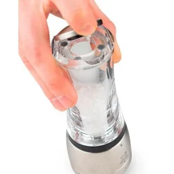 Messer & Co. Entdecken|Kräuter & Gewürze<Peugeot Salzmühle 21 cm Daman u‘Select Edelstahl/Acryl