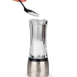 Messer & Co. Entdecken|Kräuter & Gewürze<Peugeot Salzmühle 21 cm Daman u‘Select Edelstahl/Acryl