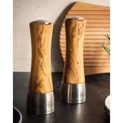 Spargel Zubehör<Peugeot Salzmühle 16 cm Madras u'Select Olivenholz
