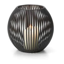 Thailändische Küche|Weihnachten<Philippi Windlicht 17 cm Louisiana anthrazit