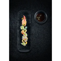 RAK Platte recht. 33x11x1,7cm Fusion Karbon schwarz