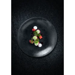 RAK Teller flach coup 29 cm Fusion Karbon schwarz