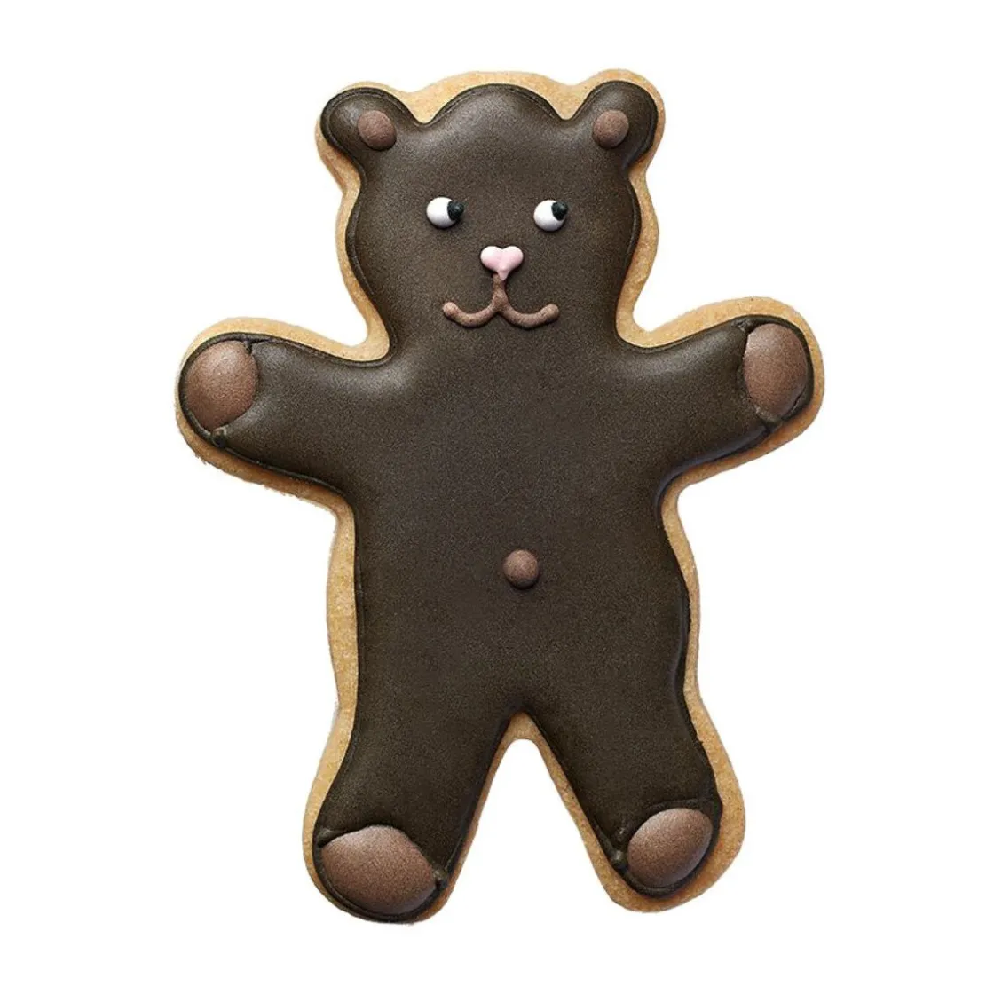 RBV Birkmann Ausstecher Edelstahl Teddybär 7cm