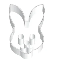 Kochwelt Entdecken<RBV Birkmann Ausstecher Edelstahl Hasenkopf 7 cm