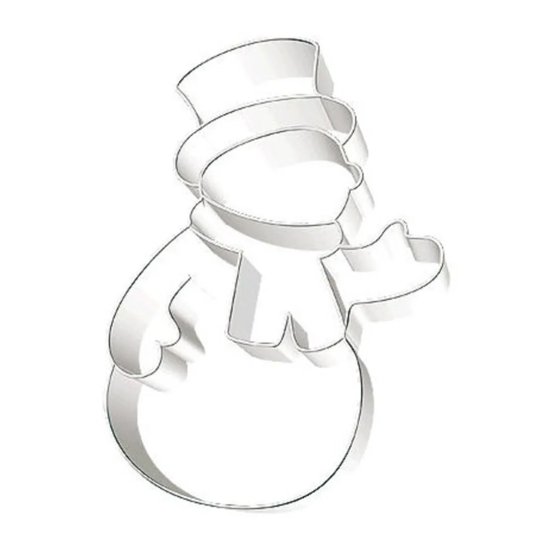 Kochwelt Entdecken|Backzubehör<RBV Birkmann Ausstecher Edelstahl Schneemann 8cm