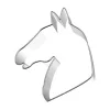RBV Birkmann Ausstecher Edelstahl Pferdekopf 7cm