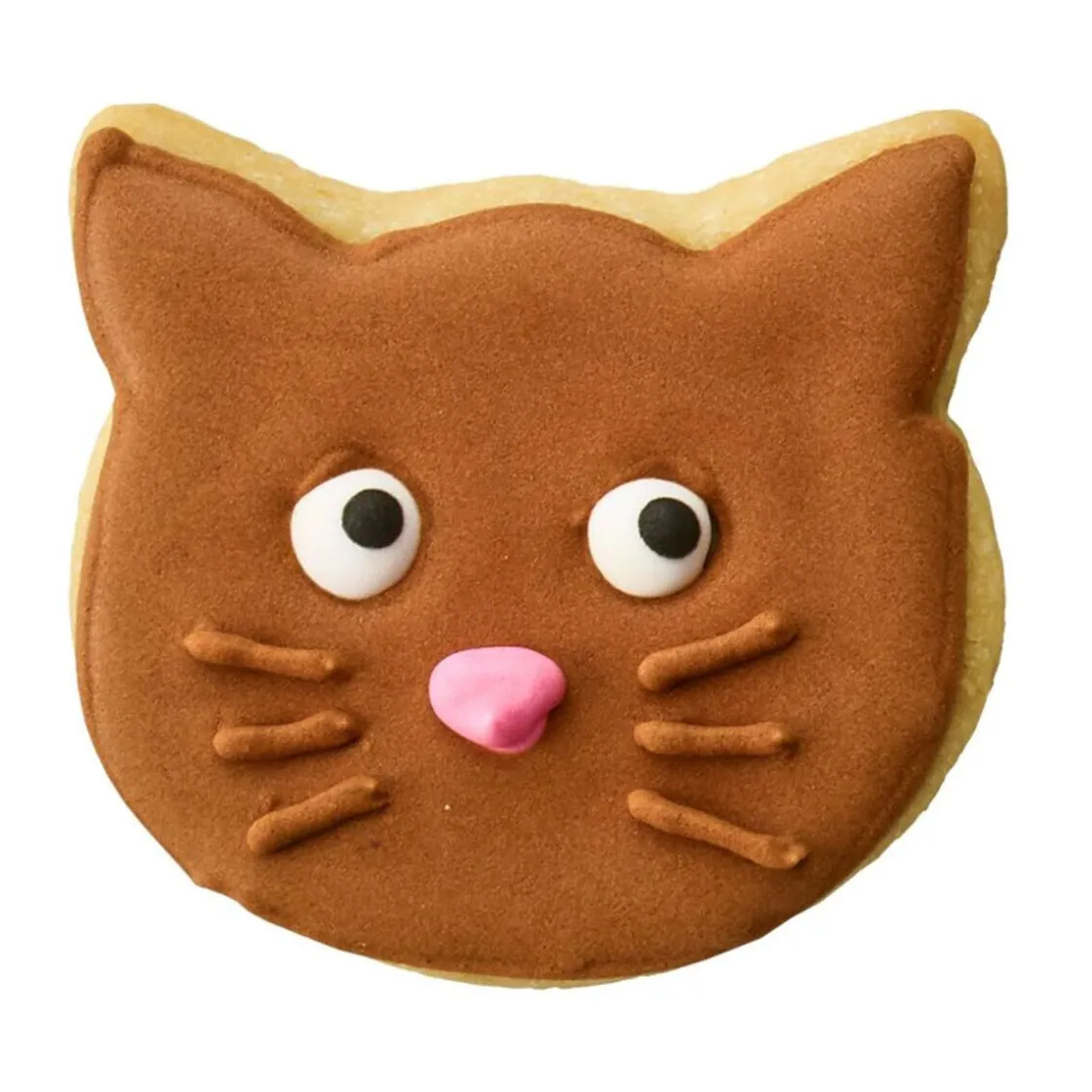 RBV Birkmann Ausstecher Katzenkopf mit Innenprägung Edelstahl 5,5 cm