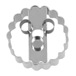 RBV Birkmann Ausstecher Linzer 3 Löcher 5 cm edelstahl