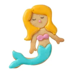 Kochwelt Entdecken|Backzubehör<RBV Birkmann Ausstecher Meerjungfrau Edelstahl 9cm