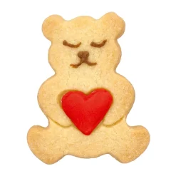 RBV Birkmann Ausstecher Teddybär mit Herz 6 cm edelstahl